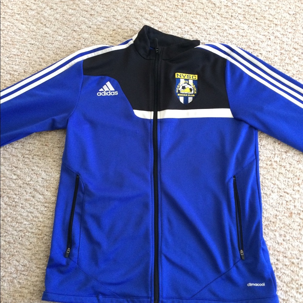 Blue Adidas Soccer Jacket